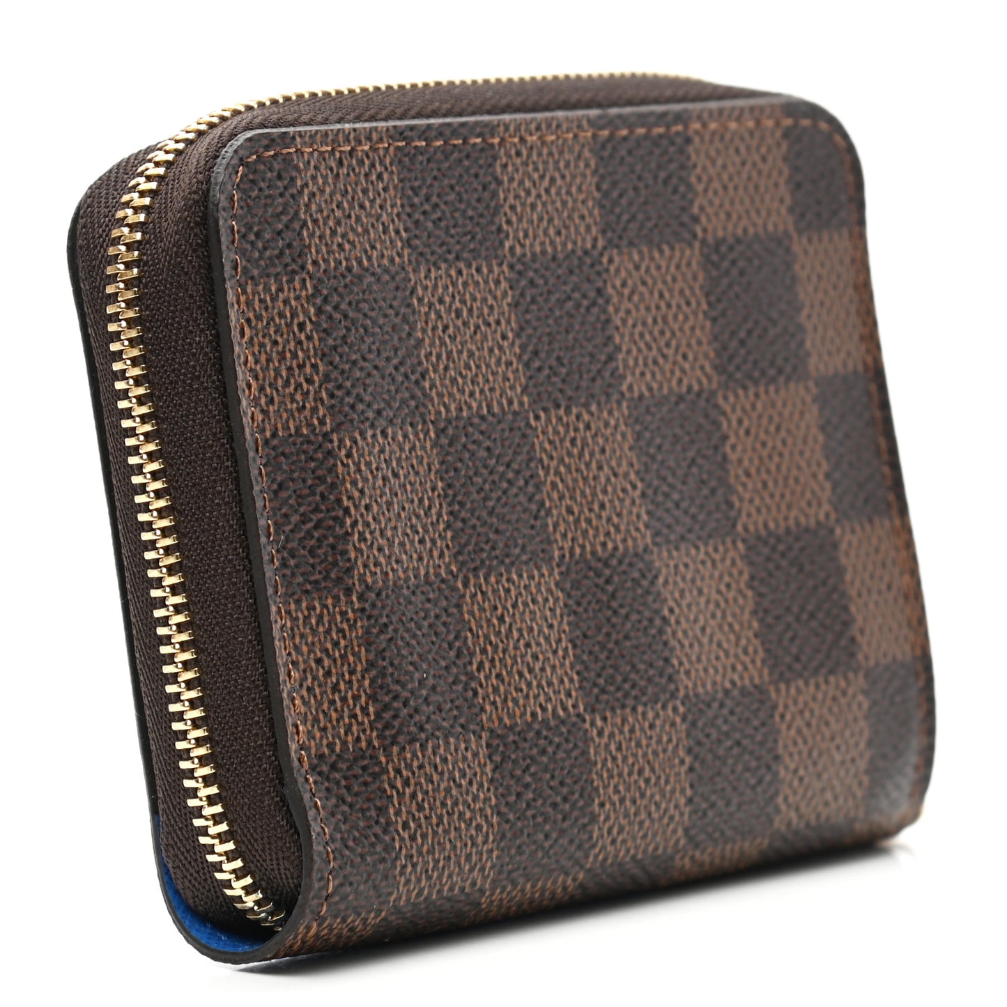 Damier Ebene 2019 Christmas Animation Zippy Coin Purse Blue