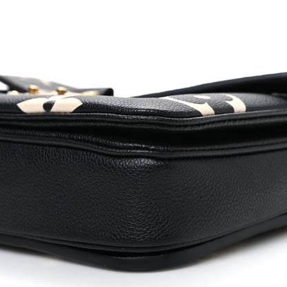 Louis Vuitton Empreinte Monogram Giant Pochette Metis Black Beige 9 of 9