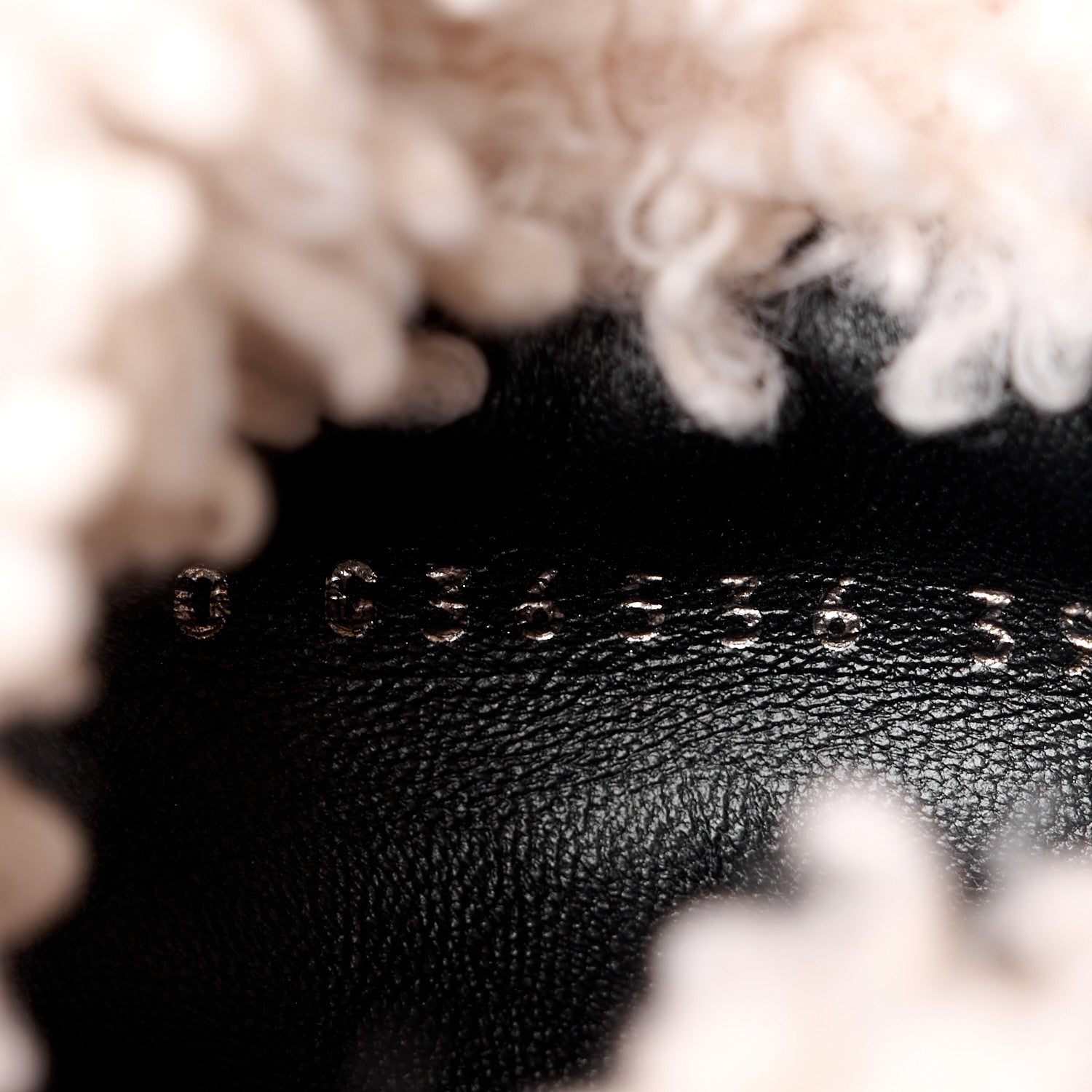 Chanel Calfskin Patent Fabric Lace Up Cap Toe CC Boots 39 Black Ivory 8 of 8