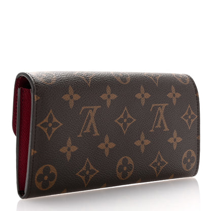 Louis Vuitton Monogram Emilie Wallet Fuchsia 3 of 7