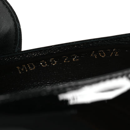 Christian Dior Patent 62-22 Pumps 40 Black Green 10 of 11