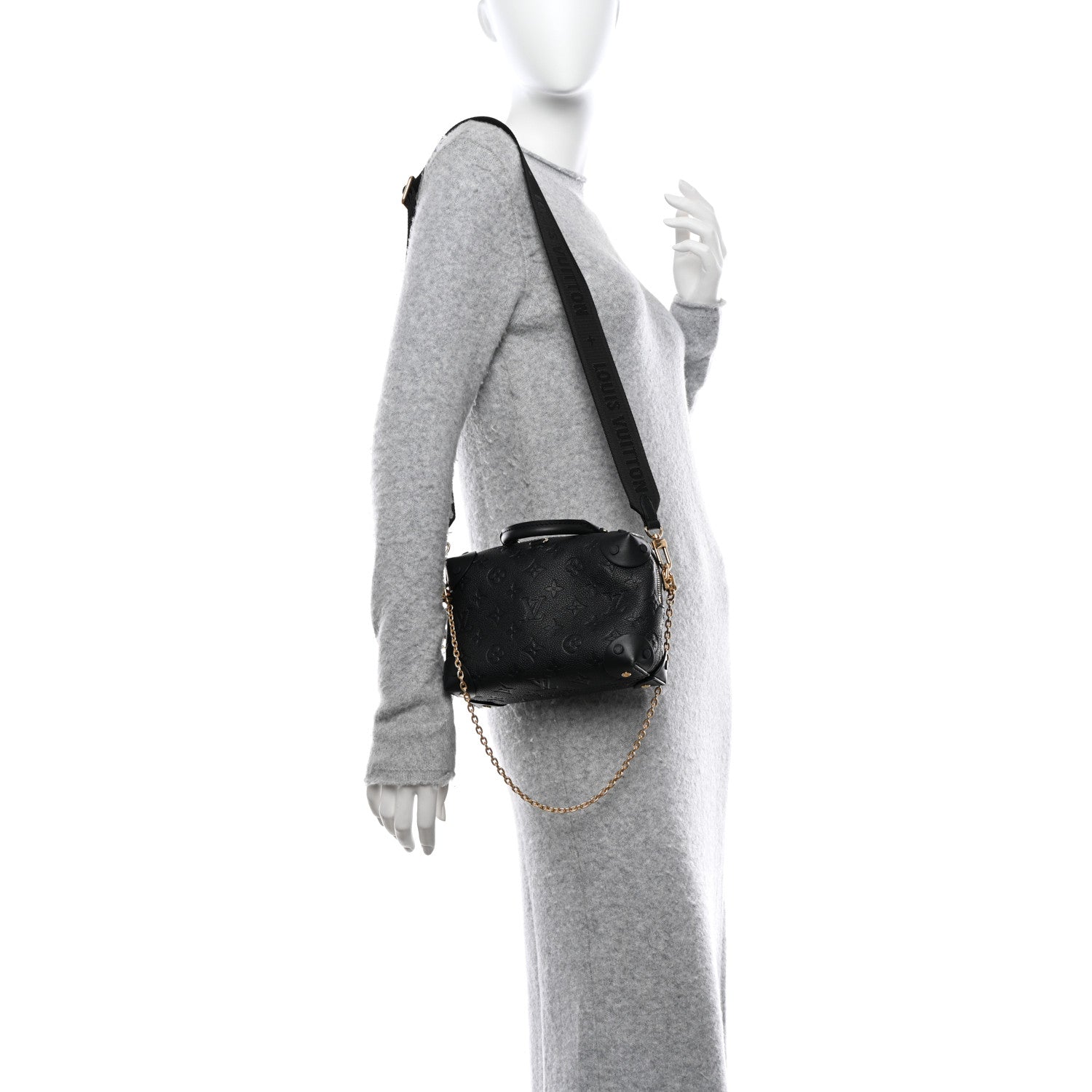 Louis Vuitton LOUIS VUITTON Empreinte Petite Malle Souple Black 2 of 10