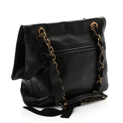 Lanvin Calfskin Medium Happy Shoulder Bag Black 2 of 8