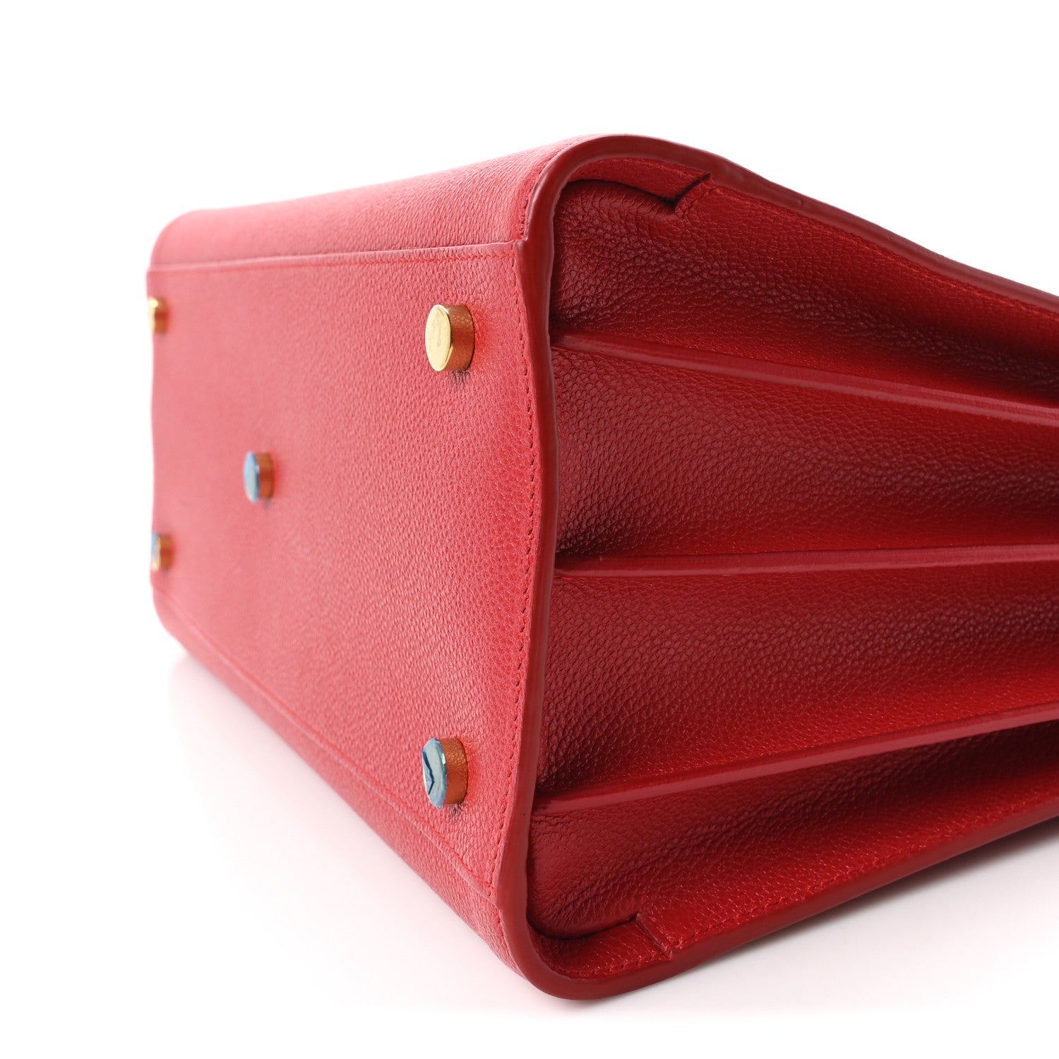Saint Laurent Calfskin Small Sac De Jour Oxblood 10 of 10