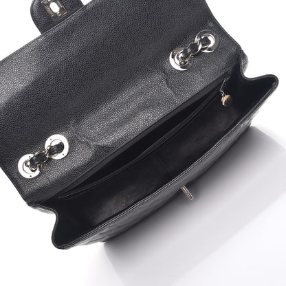 Chanel Caviar Quilted Jumbo Single Flap Black 6 of 12