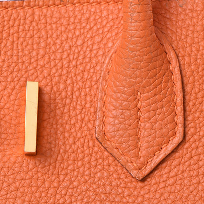 Hermes Togo Birkin 30 Orange 26 of 47
