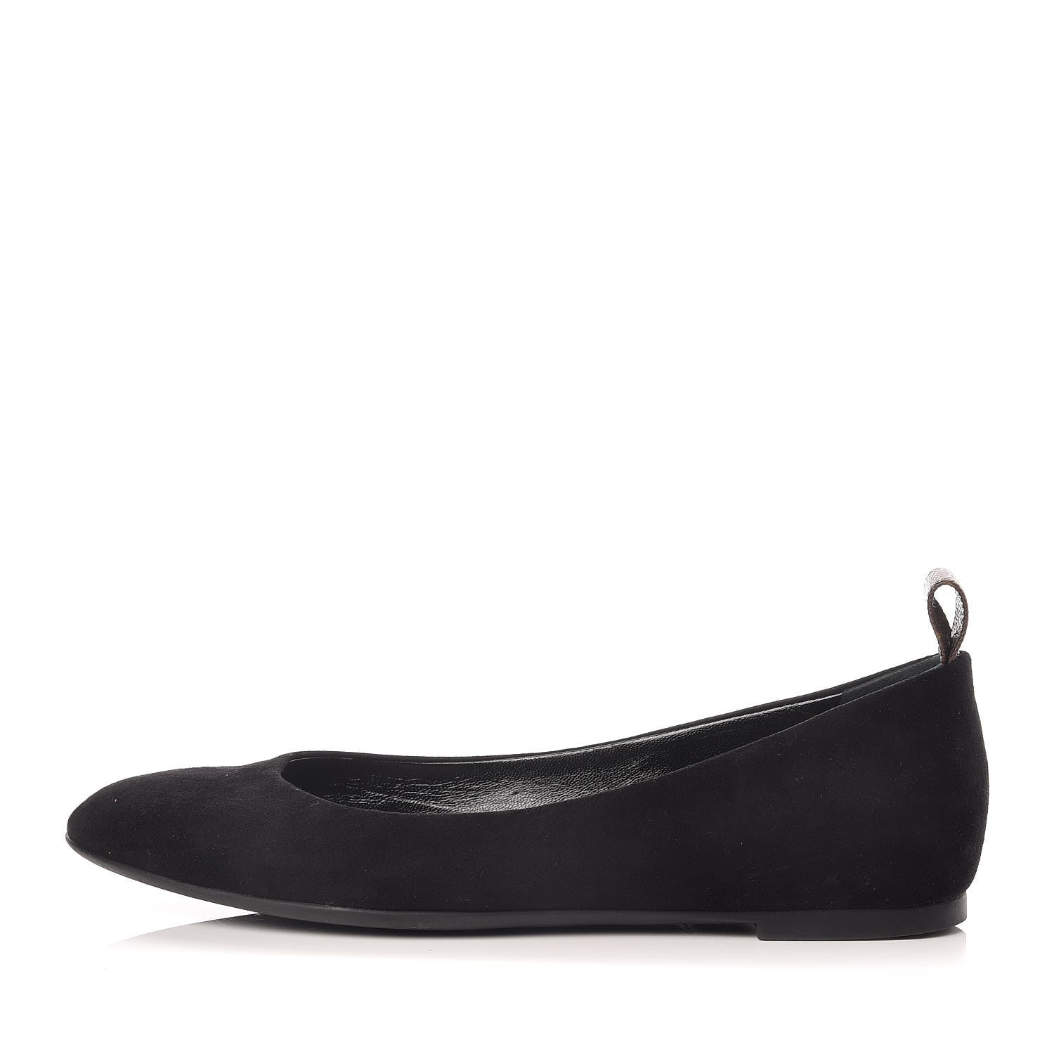 Louis Vuitton Suede Monogram Uniformes Ballet Flats 38 Black 1 of 8