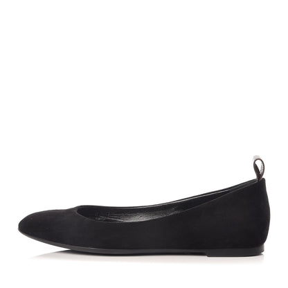 Louis Vuitton Suede Monogram Uniformes Ballet Flats 38 Black 1 of 8