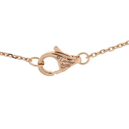 Cartier 18K Pink Gold Diamond Pink Opal XS Amulette de Cartier Pendant Necklace 4 of 4