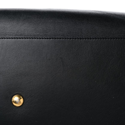 Saint Laurent Calfskin Classic Duffle 12 Black 14 of 18