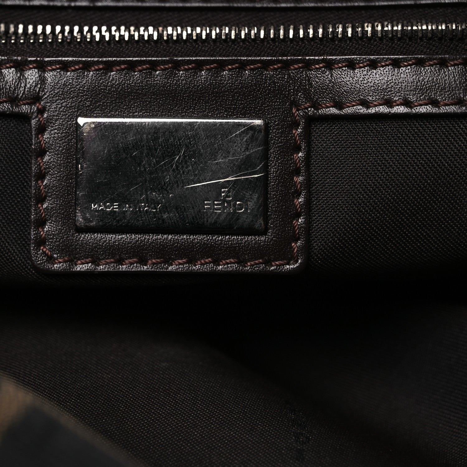 Fendi Zucca Baguette Brown 6 of 12