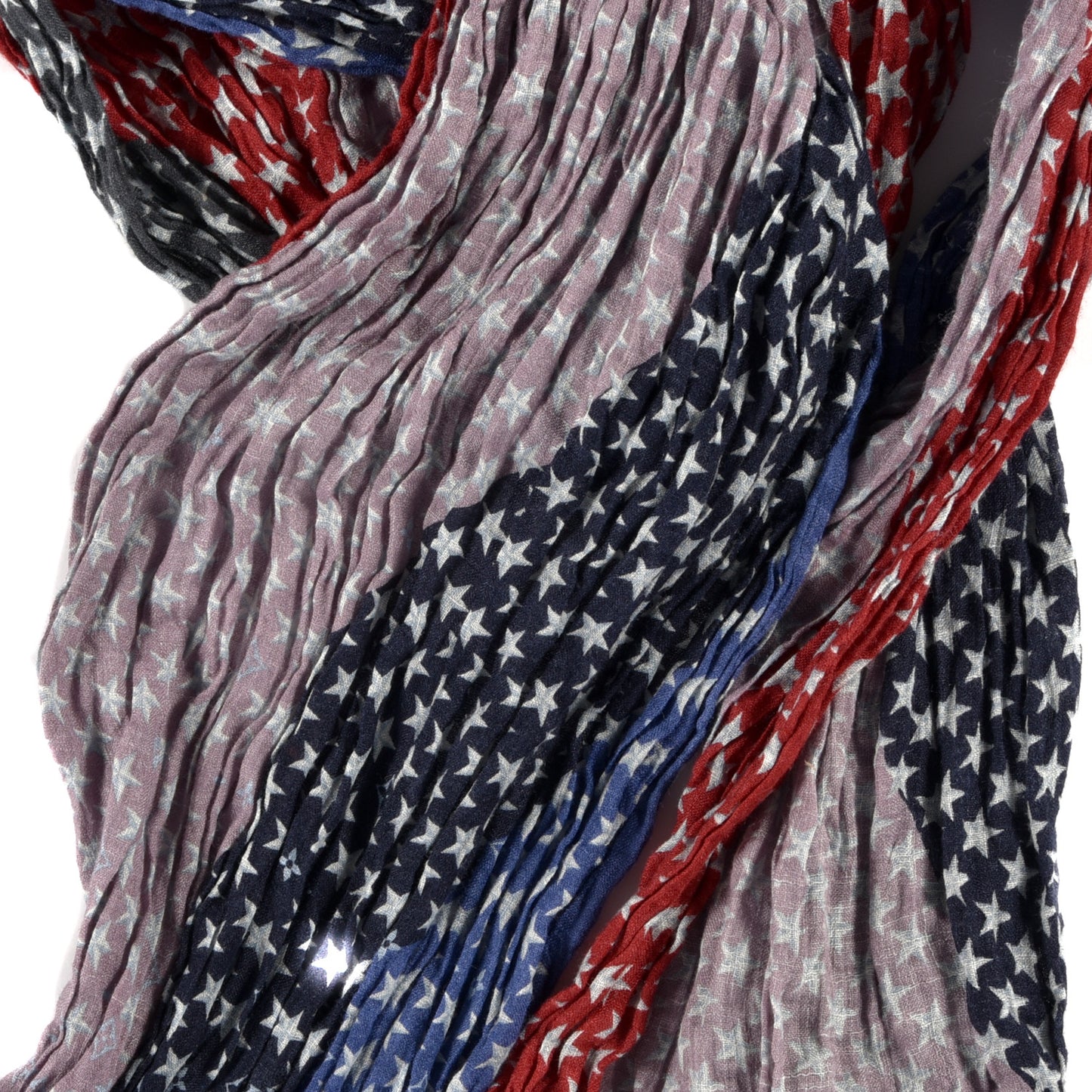 Silk Linen Star Shawl Multicolor