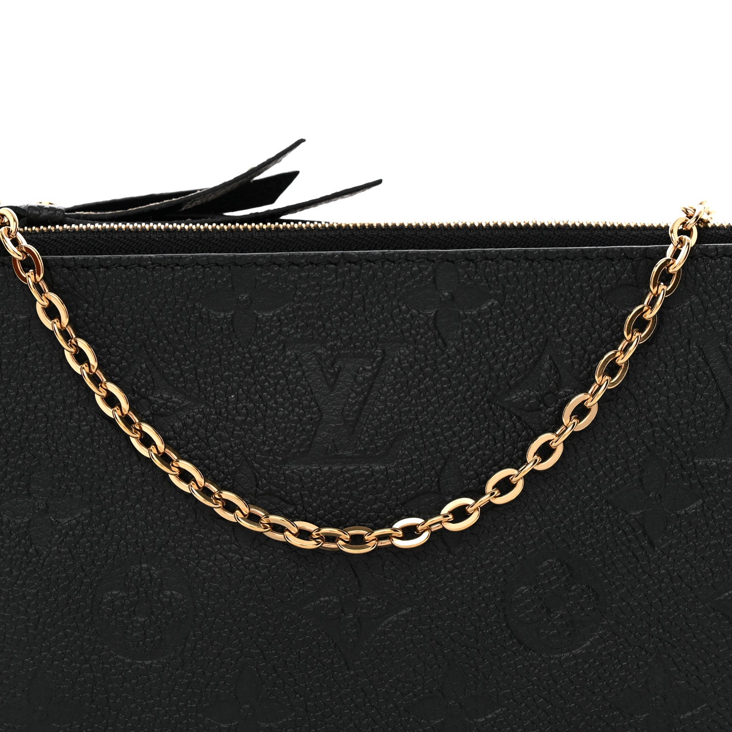 Louis Vuitton Empreinte Double Zip Pochette Black 8 of 12