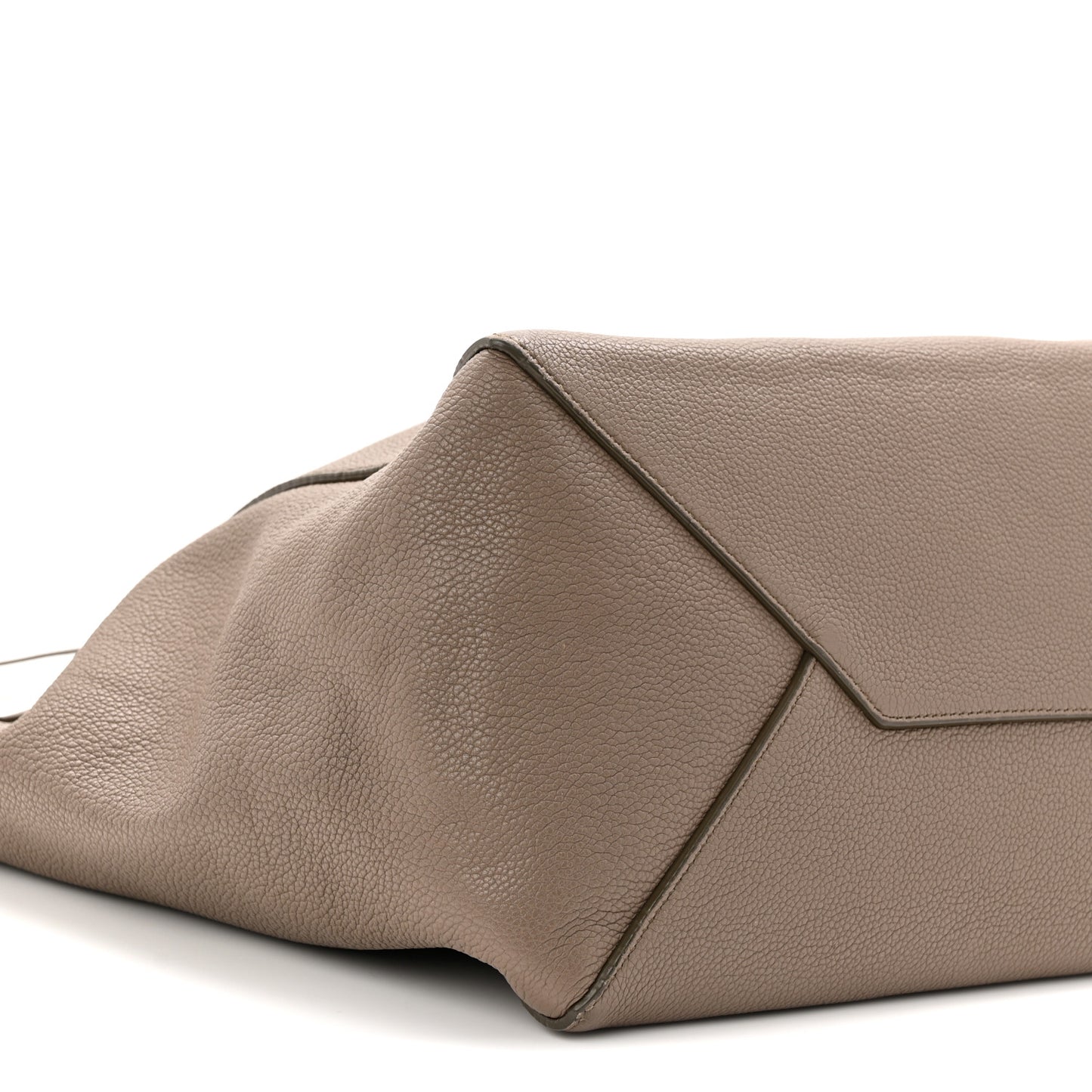 Soft Grained Calfskin Small Belt Cabas Phantom Taupe