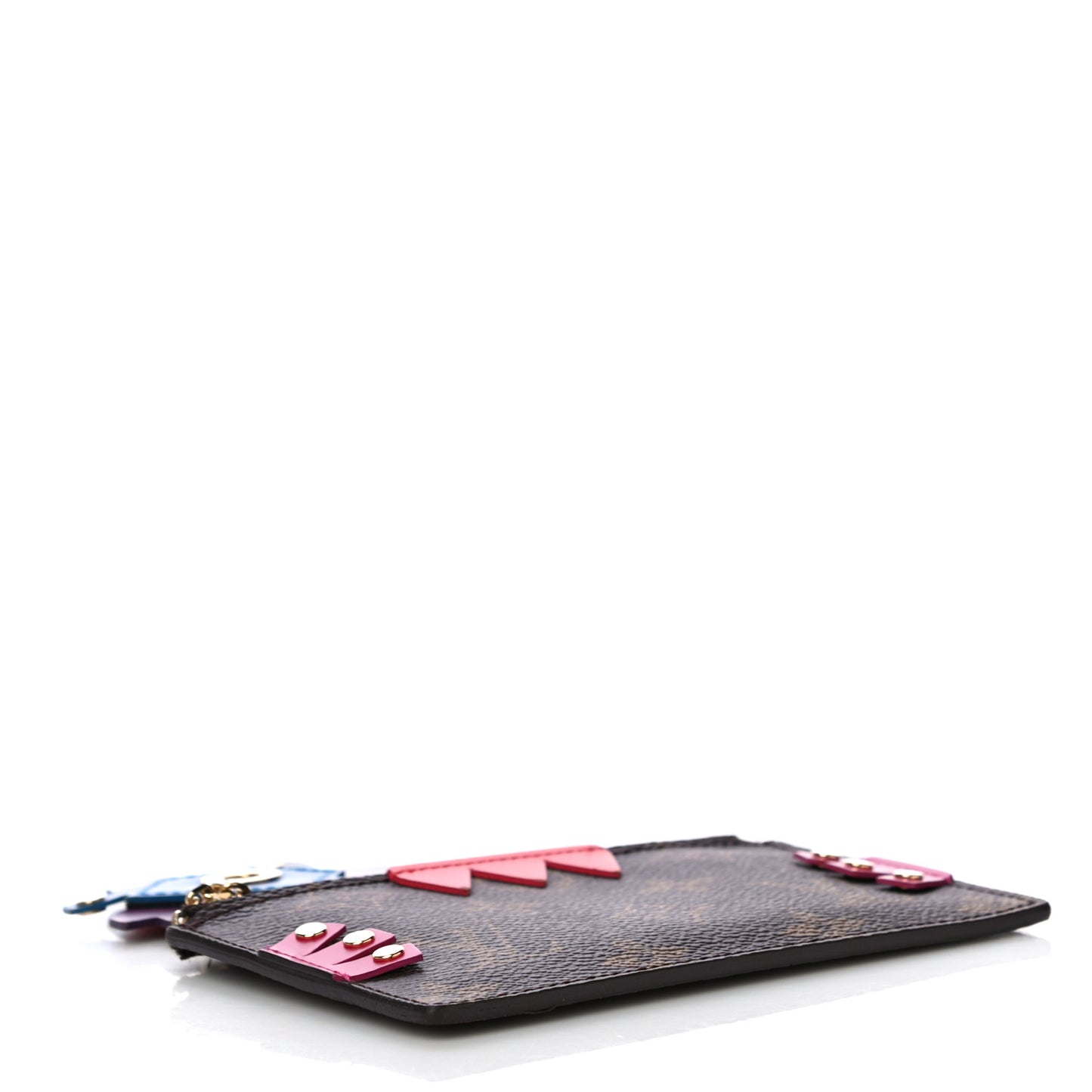 Monogram Totem Key Pouch Flamingo