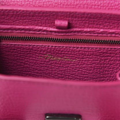 3.1 Phillip Lim 3.1 Textured Calfskin Mini Pashli Satchel Bright Fuchsia 8 of 9