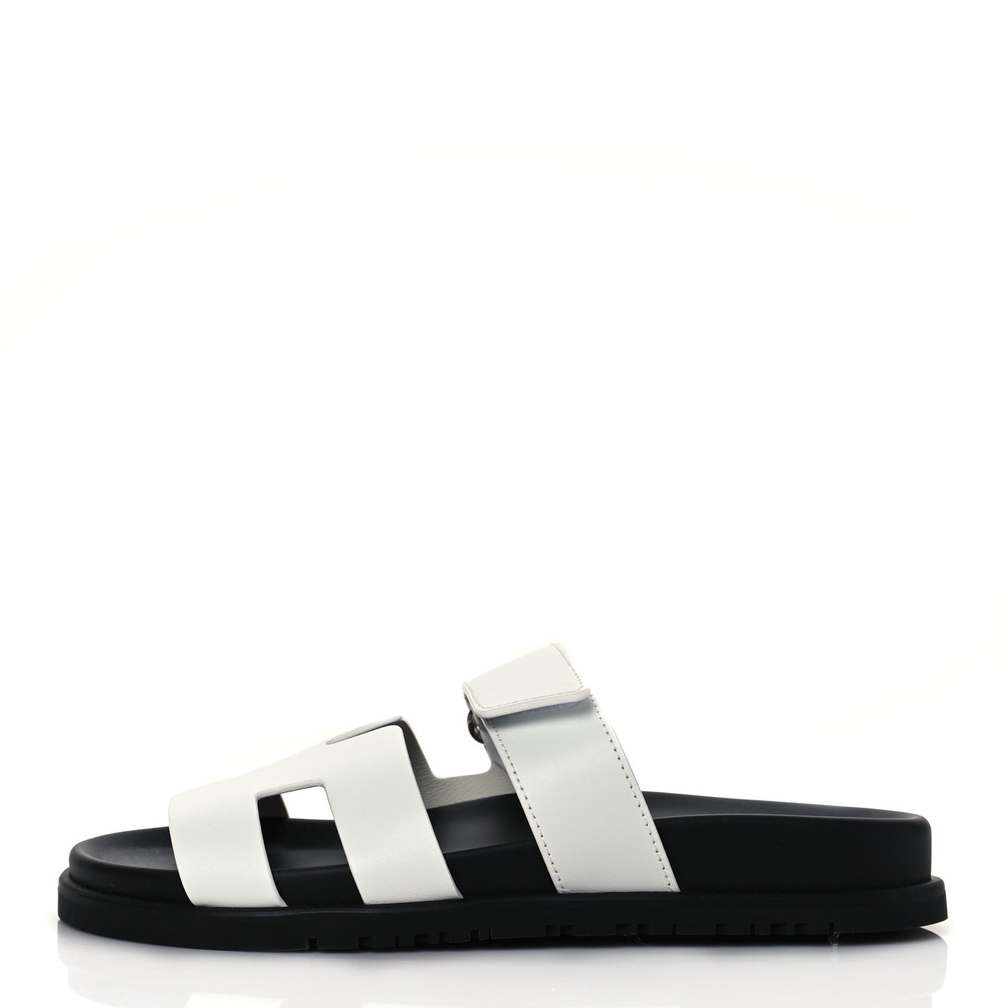 Calfskin Womens Chypre Sandals 36 White
