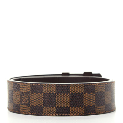 Louis Vuitton Damier Ebene 40mm LV Initiales Belt 85 34 2 of 8