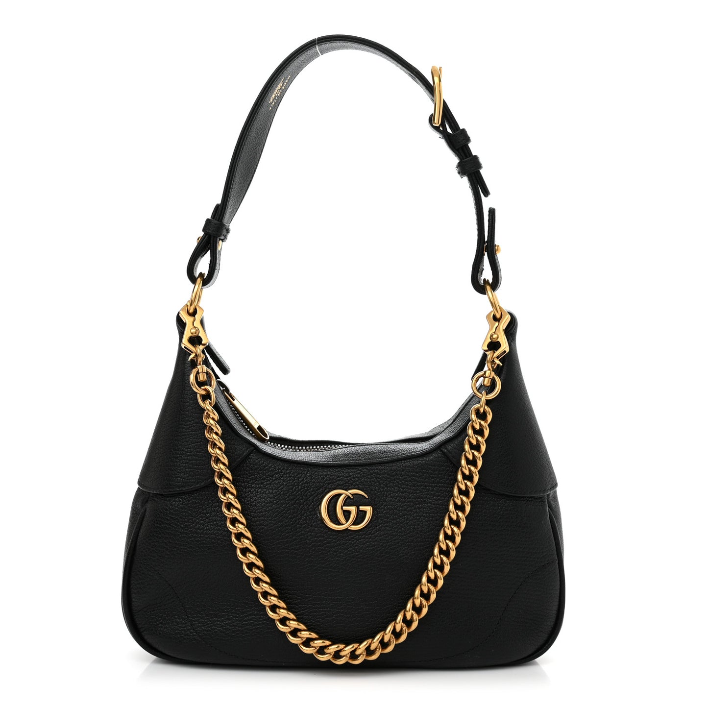 Goatskin Small Aphrodite Shoulder Bag Black