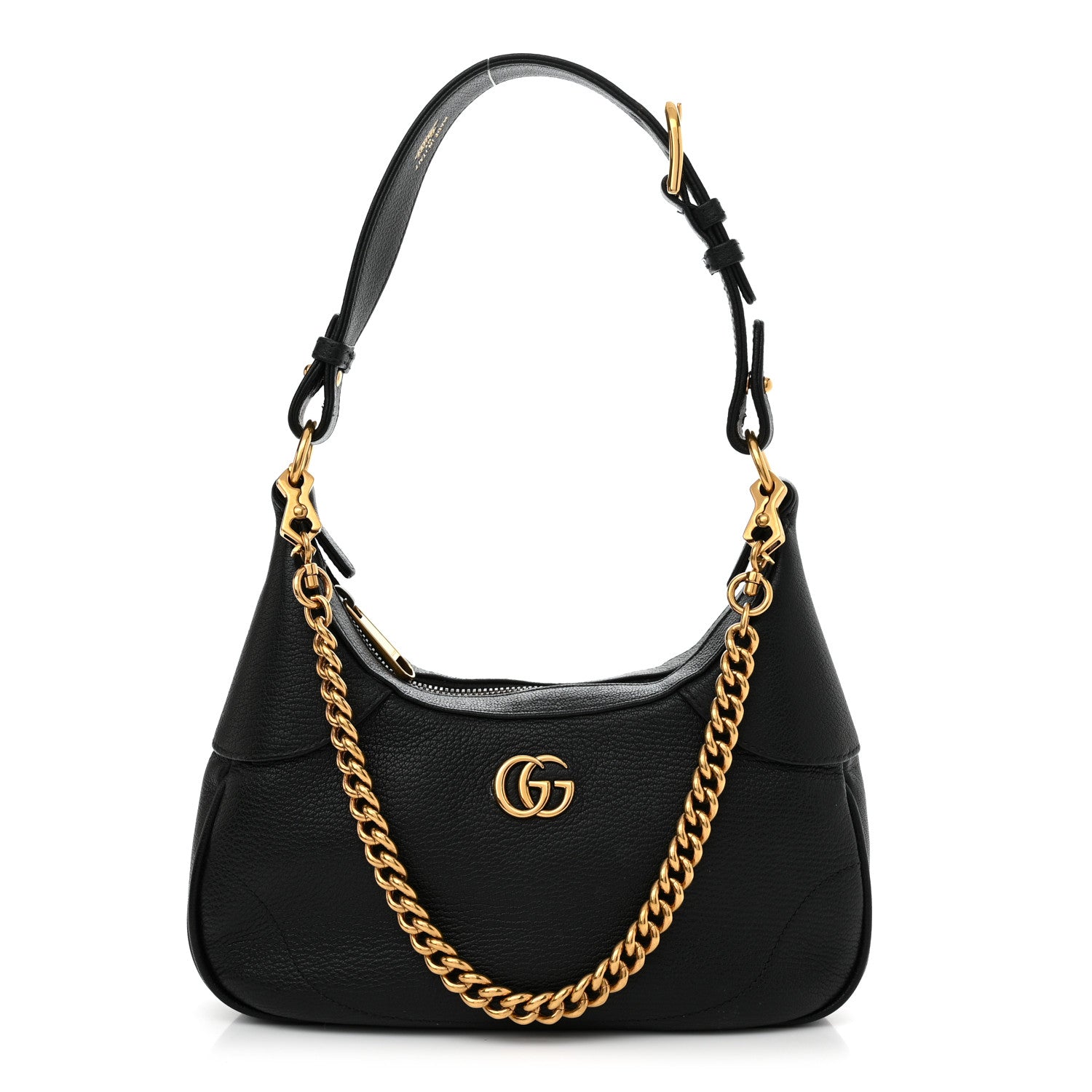 Gucci Goatskin Small Aphrodite Shoulder Bag Black 1 of 10