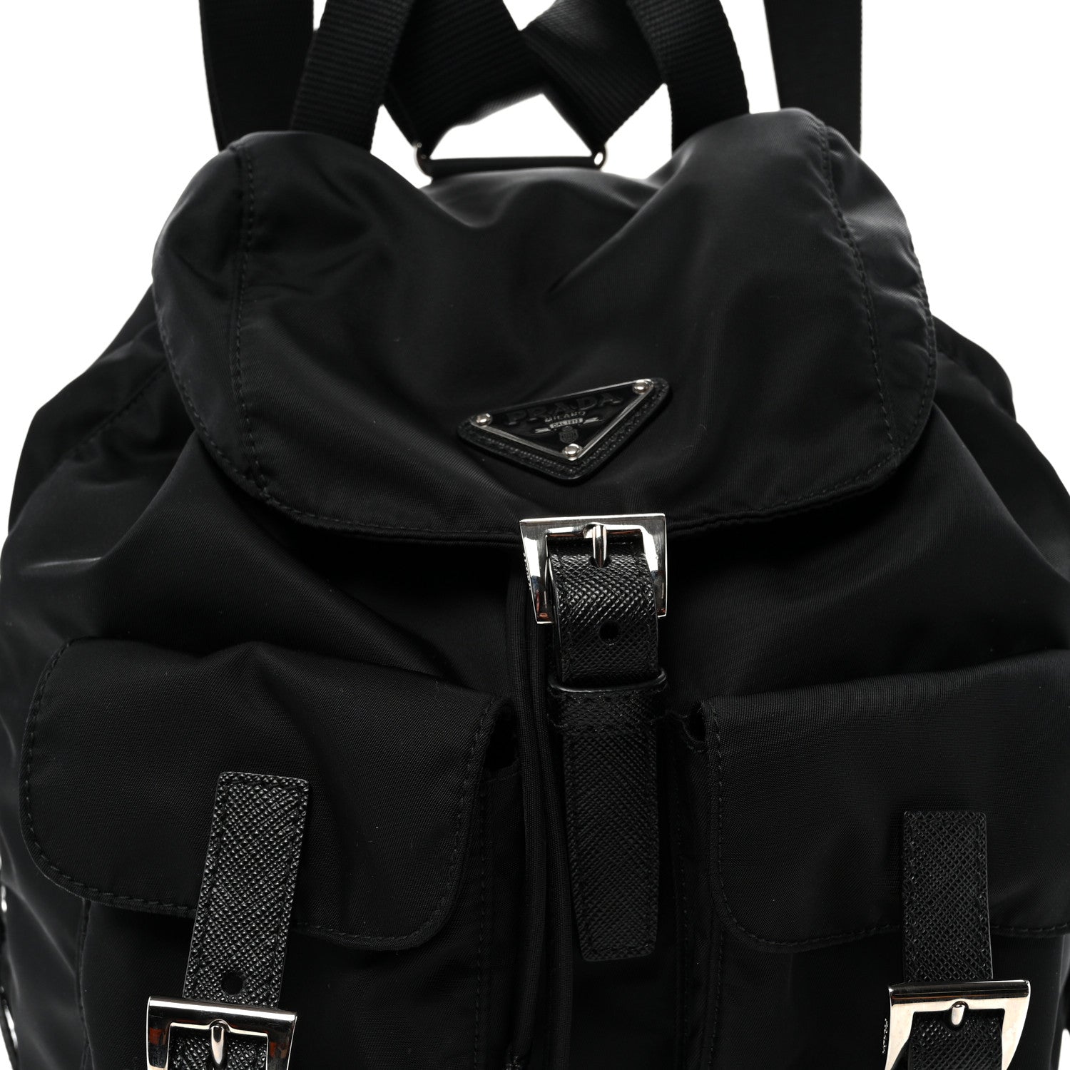 Prada Re-Nylon Saffiano Small Backpack Black 7 of 9