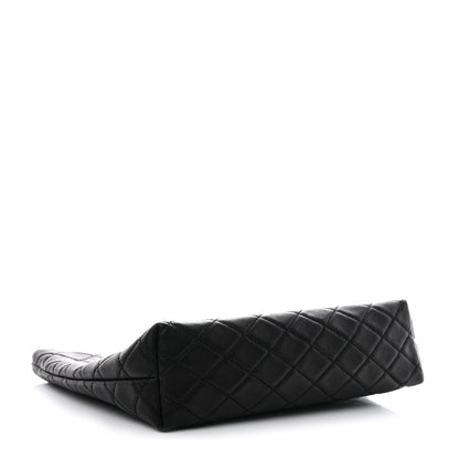 Saint Laurent Lambskin Quilted Gaby Cosmetic Pouch Black 4 of 8