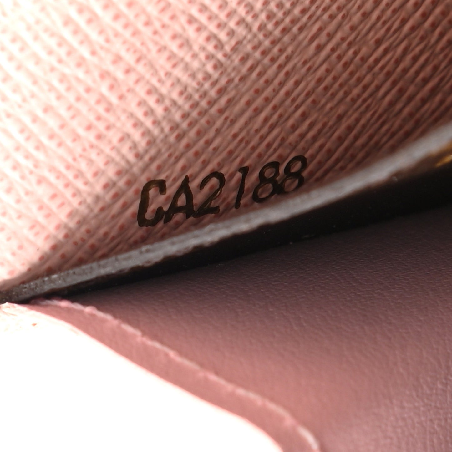 Monogram Emilie Wallet Rose Ballerine