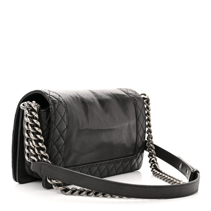 Chanel Calfskin Medium Boy Reverso Flap Black 3 of 10