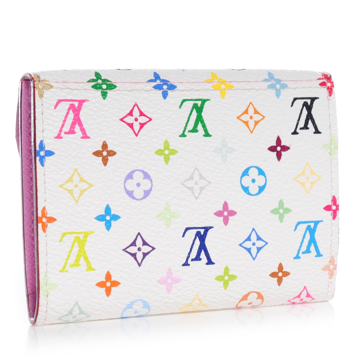 Louis Vuitton Monogram Multicolor Business Card Holder White 3 of 7