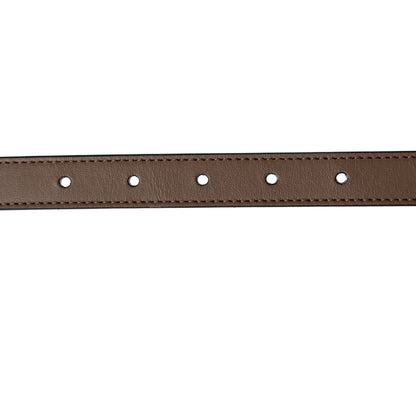 Gucci Plutone Calfskin Double G Reversible 20mm Belt 70 28 Porcelain Rose Black 6 of 8