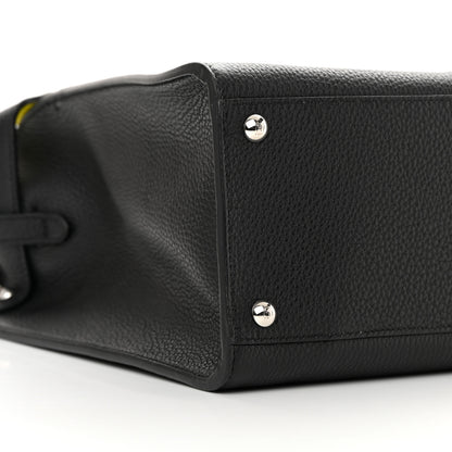 Fendi Cuoio Romano Fluo Selleria Medium Peekaboo X-Lite Black Giallo Fluo 8 of 12