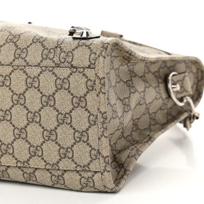 Balenciaga X GUCCI GG Supreme Monogram Neo Classic Silver Hardware City Beige Ebony 9 of 9