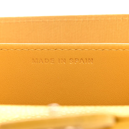 Chanel Caviar Quilted Flap Card Holder Wallet Yellow 7 of 12