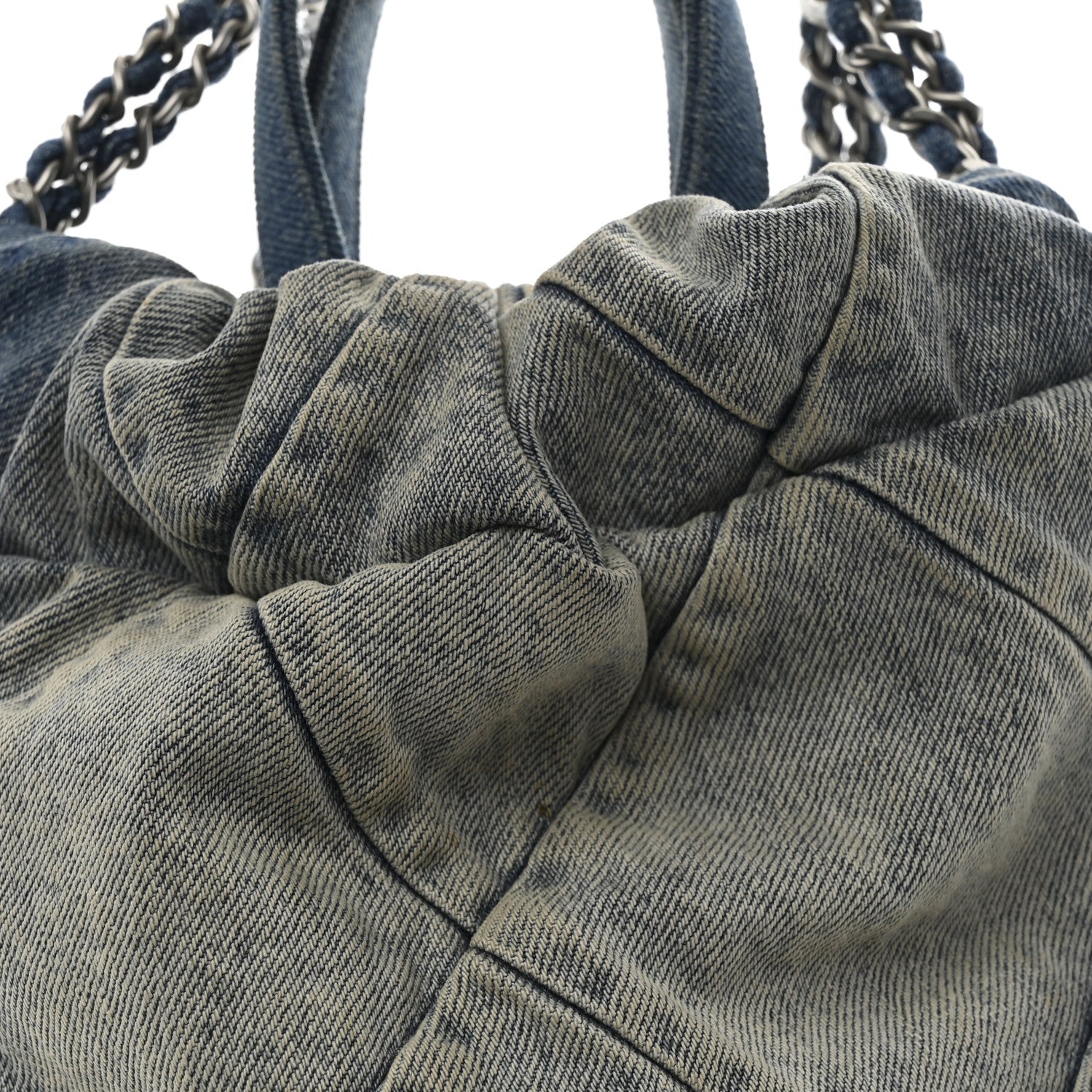 Chanel Denim Quilted Chanel 22 Backpack Blue 8 of 10
