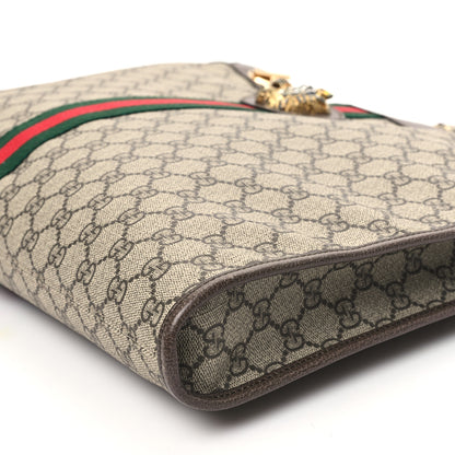 Gucci GG Supreme Monogram Large Rajah Chain Tote Beige New Acero 11 of 12
