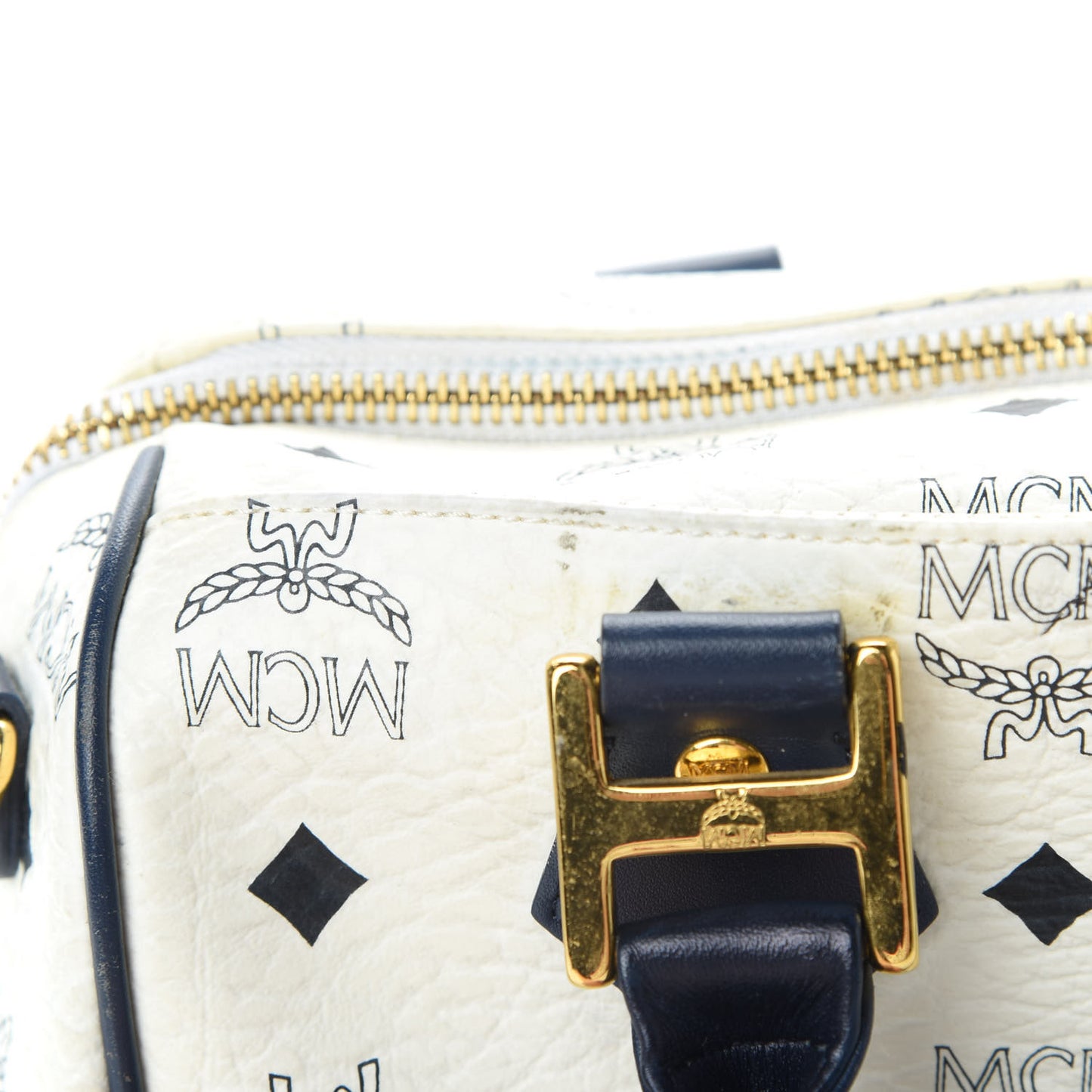Visetos Boston Satchel White