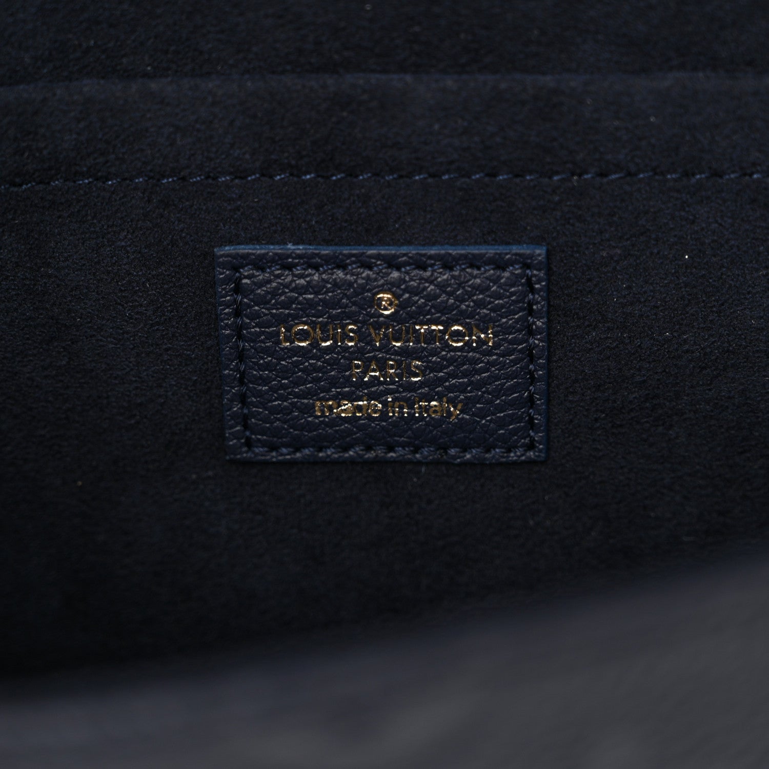 Louis Vuitton Empreinte Pochette Felicie Chain Wallet Navy 7 of 10
