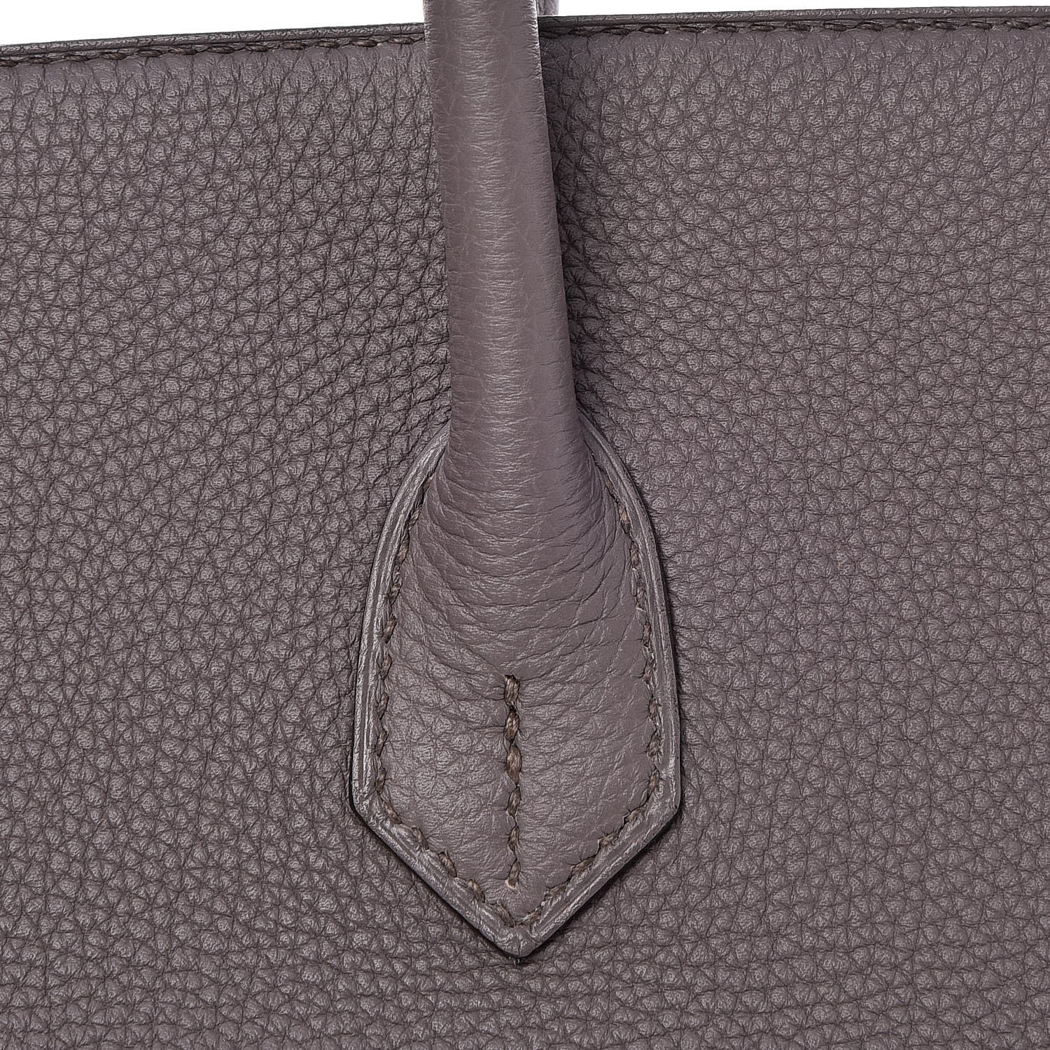 Hermes Togo Birkin 40 Etain 28 of 35