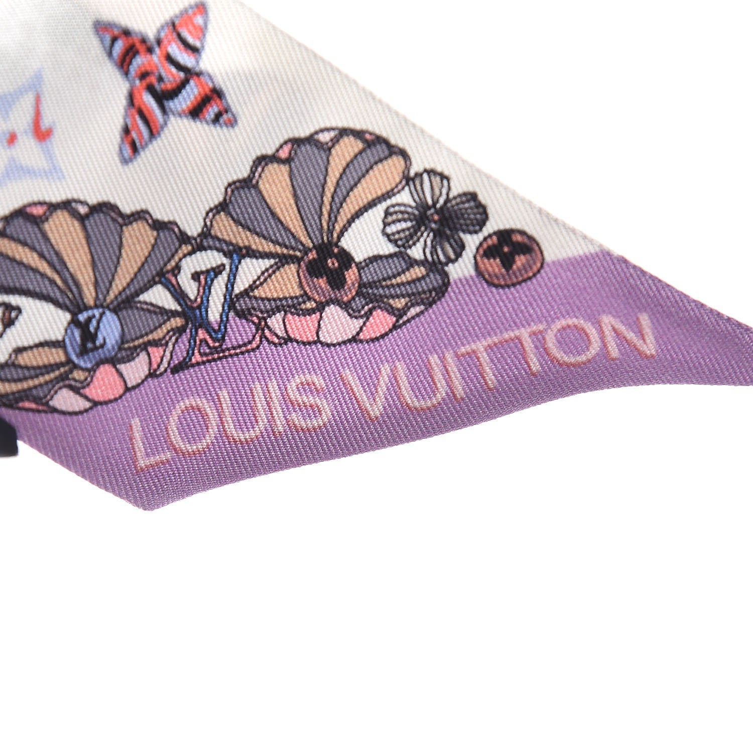 Louis Vuitton Silk Sea Of Love BB Bandeau White 3 of 5