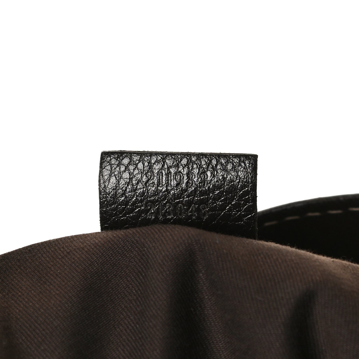 Monogram Large New Ladies Web Hobo Dark Brown