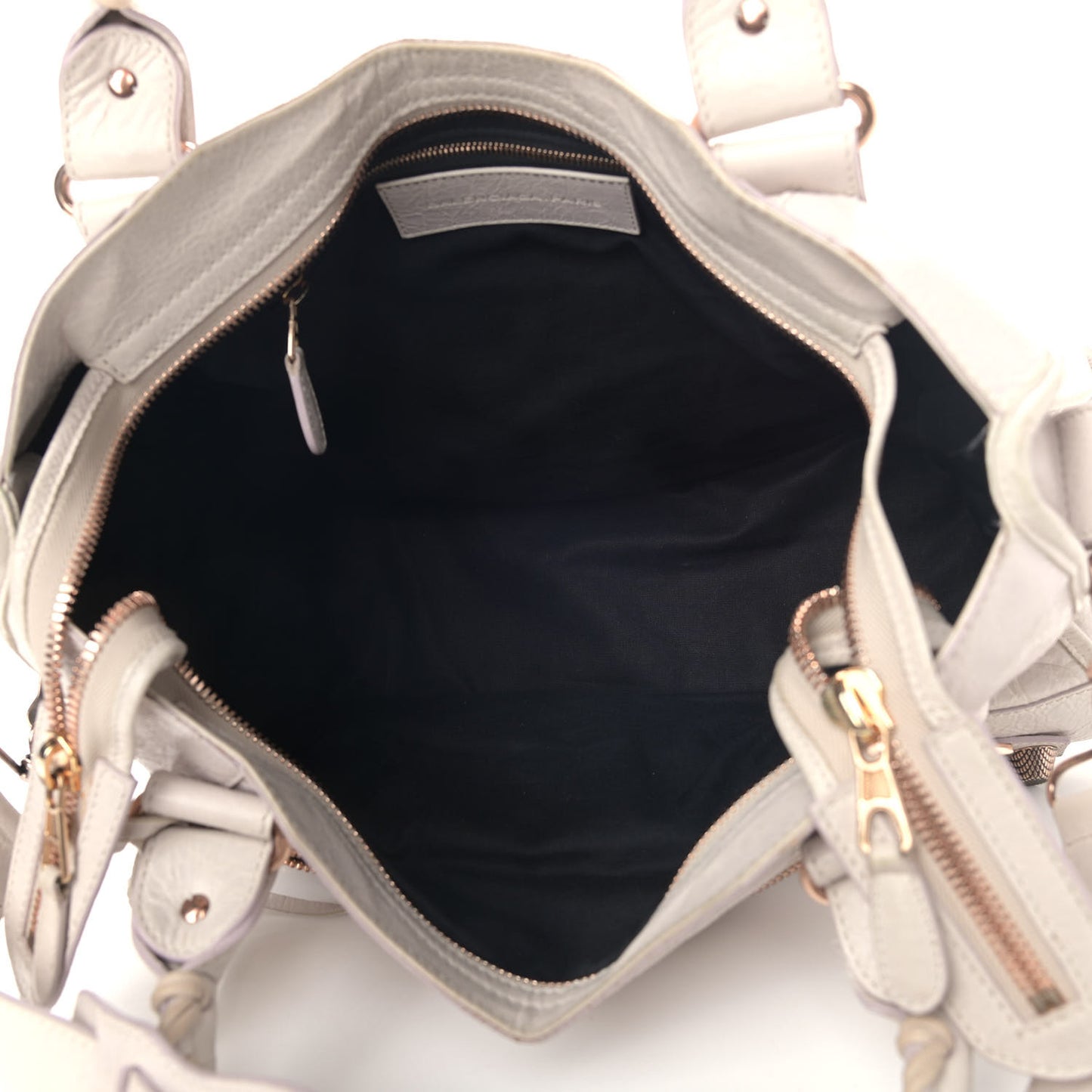 Agneau Giant 21 Rose Gold Hardware City Nacre