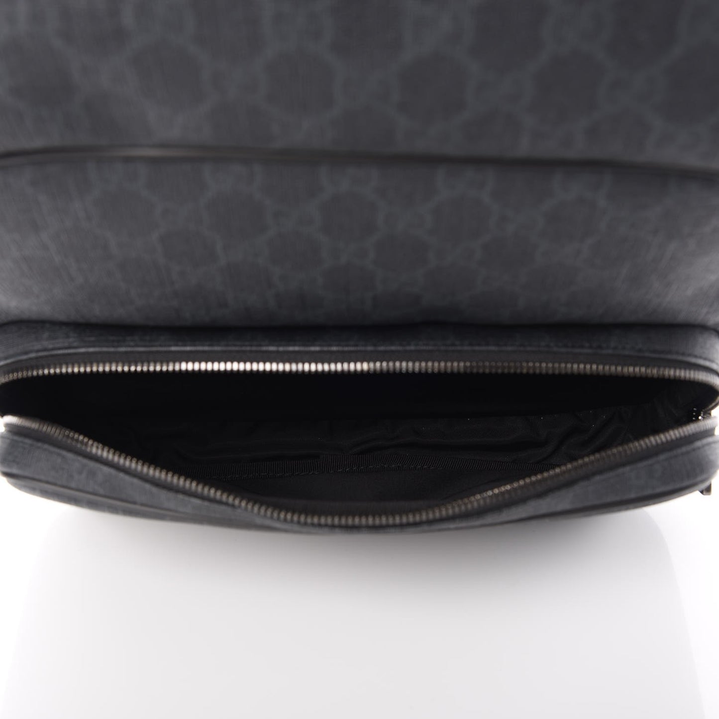 GG Supreme Monogram Medium Day Backpack Grey Black