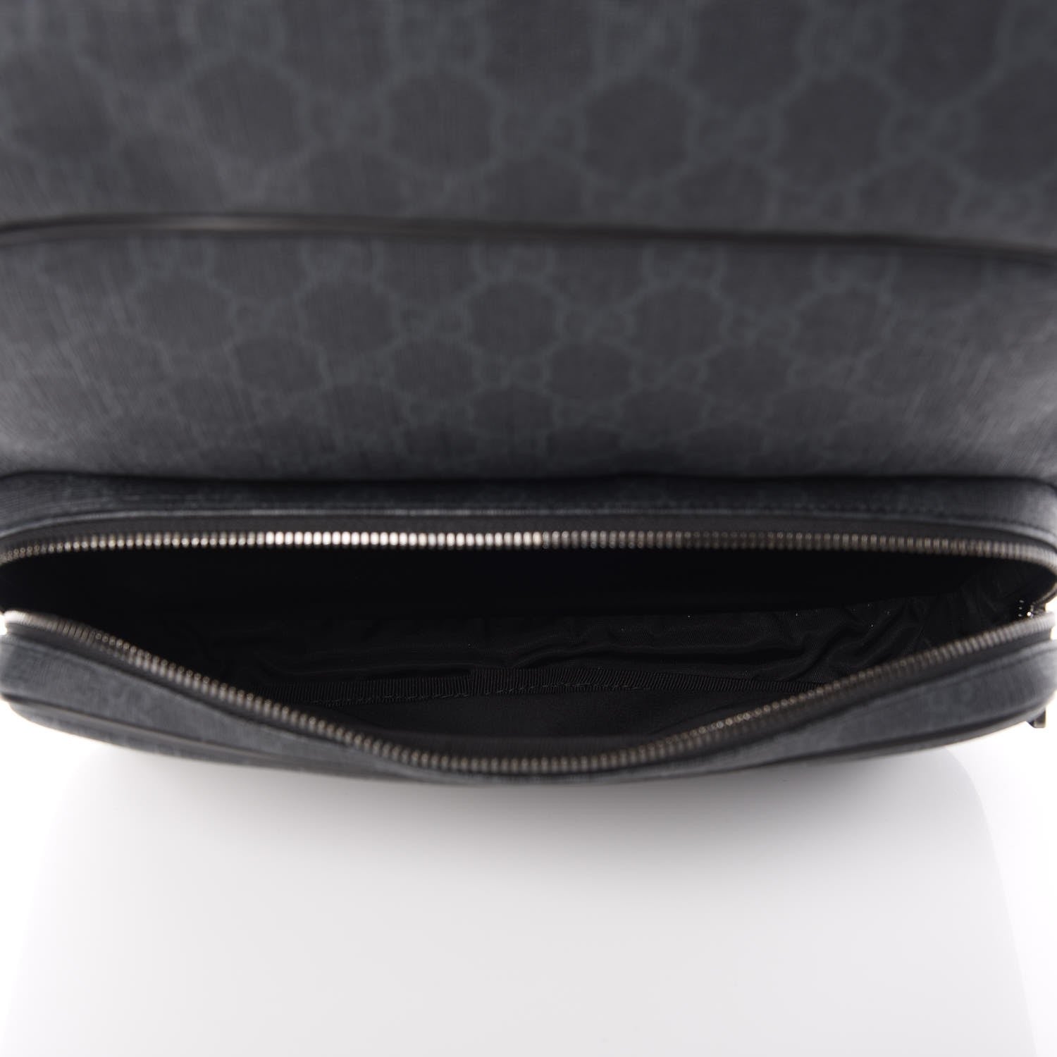 Gucci GG Supreme Monogram Medium Day Backpack Grey Black 7 of 9