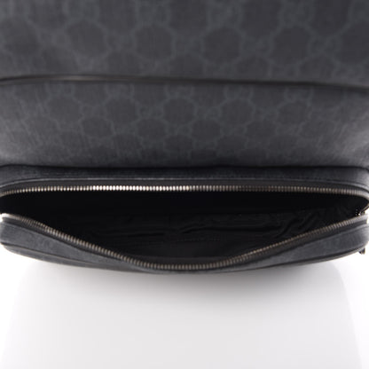 Gucci GG Supreme Monogram Medium Day Backpack Grey Black 7 of 9
