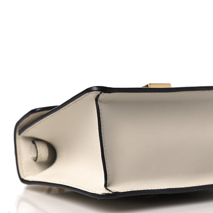 Gucci Calfskin Mini Sylvie Top Handle Bag White 8 of 11