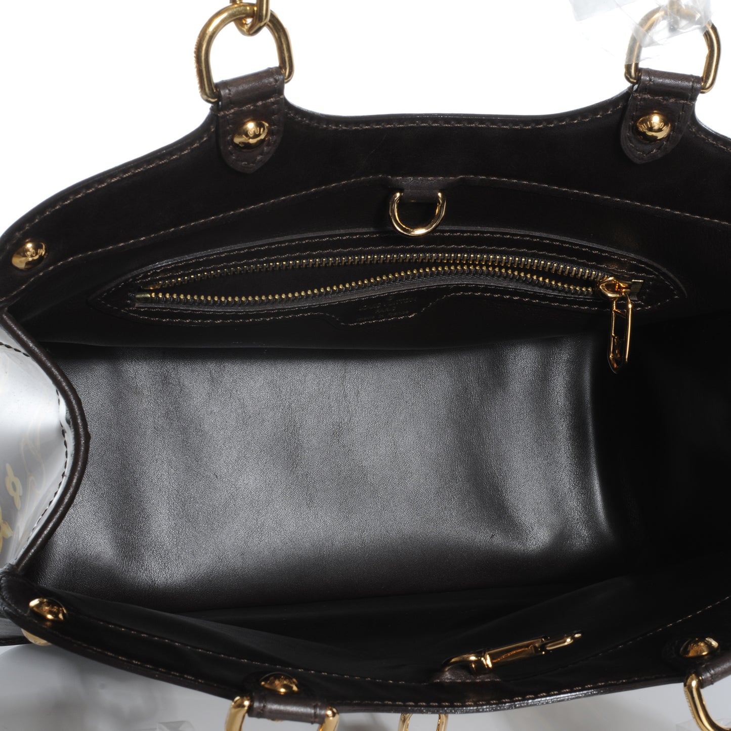 Monogram Charms Cabas Bag Brown