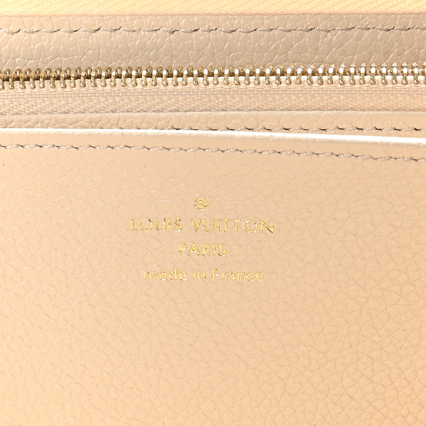 Empreinte Monogram Giant Zippy Wallet Creme Bois De Rose