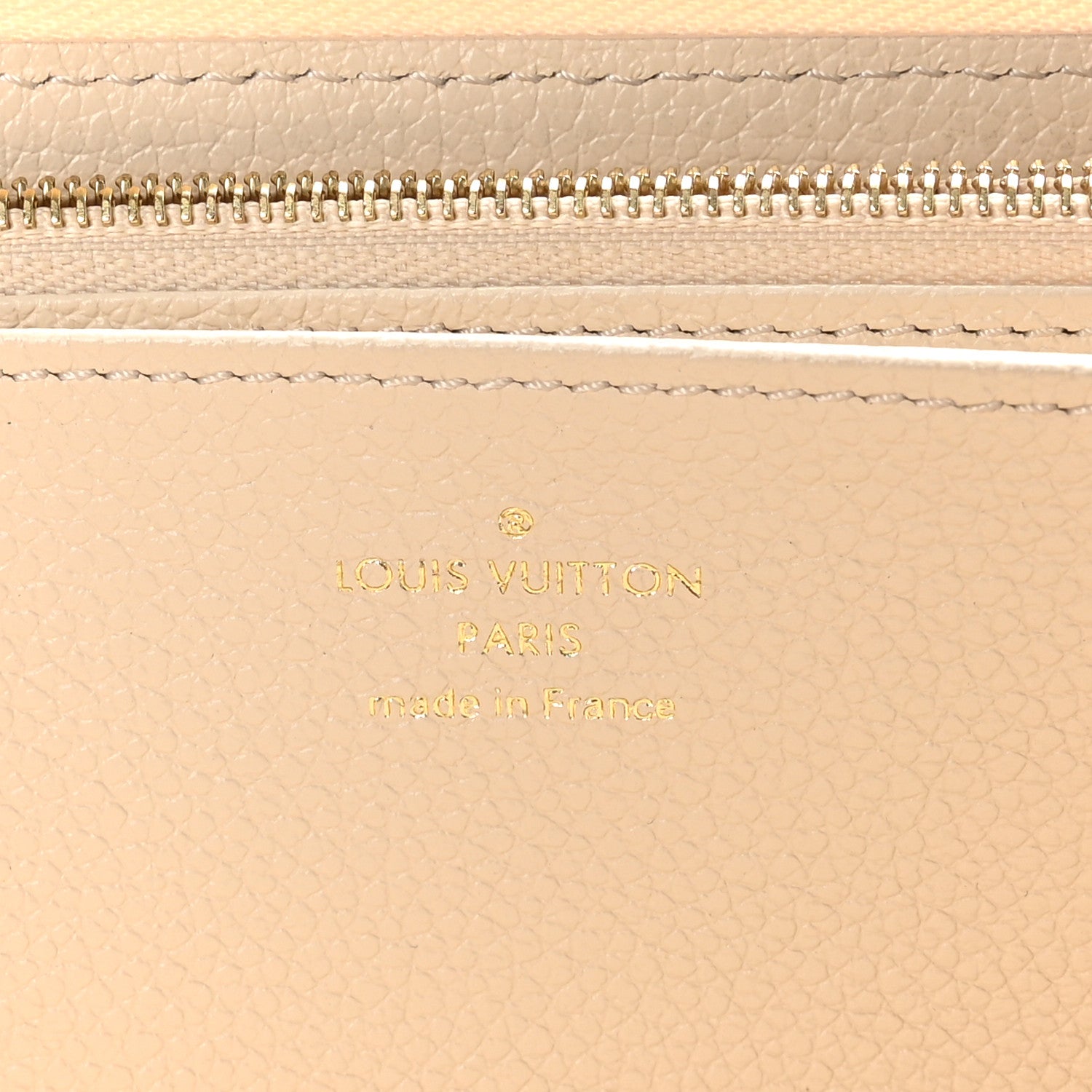 Louis Vuitton Empreinte Monogram Giant Zippy Wallet Creme Bois De Rose 8 of 9