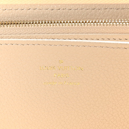 Louis Vuitton Empreinte Monogram Giant Zippy Wallet Creme Bois De Rose 8 of 9