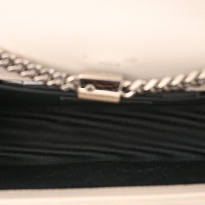 Saint Laurent Smooth Calfskin Medium Classic Monogram Kate Tassel Satchel White 5 of 10
